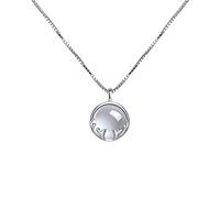 JPXXFM Nouveau collier pendentif léger luxe 999 Chaîne de la clavicule Saint-Valentin Généra petite amie et femme Colliers pour femmes