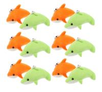 JPXXFM Ornement de conception de forme unique 12pcs Keychain en peluche Dolphin en peluche décoratif pour le trousseau