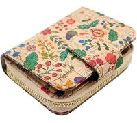 JPXXFM Portefeuille en liège, Conception de Bourse pour Le Porte-Monnaie avec Porte-Cartes Coin Pocket Purse Gift écologique, Une Couleur, Muilticolor 03