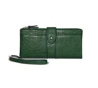 JPXXFM Portefeuilles de pour Femmes, Sac à Main d'embrayage à Grande capacité avec Porte-Carte détchable (Bleu Clair), Vert