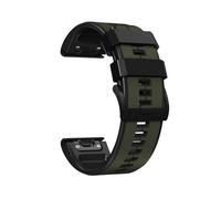 JPXXFM Pour Fēnix/Epix/Quatix/Marq Series/Descent Series / D2 Series/Enduro/TACTIX, SILICONE Soft Brepwant Imperproof Remplacement Sobre pour QuickFit 22 mm Watch Band