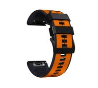 JPXXFM Pour Fēnix/Epix/Quatix/Marq Series/Descent Series / D2 Series/Enduro/TACTIX, SILICONE Soft Brepwant Imperproof Remplacement Sobre pour QuickFit 22 mm Watch Band