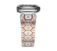 JPXXFM Pour Galaxy Watch Bracelet 47mm accessoires sport Bracelet pour Galaxy Watch 7 Titan acier inoxydable métal acier bracelets de montre