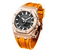 JPXXFM Pour les kits de mod GA2110, STRAPE METAL WATCH Band Sangle, montre des accessoires de remplacement de modding