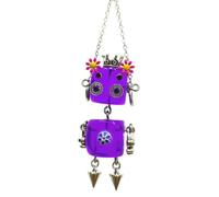 JPXXFM Robot de joint mobile rétro Necque vintage mécanique vis robot pendent collier chaîne de bijoux accessoires