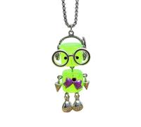 JPXXFM Robot de joint mobile rétro Necque vintage mécanique vis robot pendent collier chaîne de bijoux accessoires
