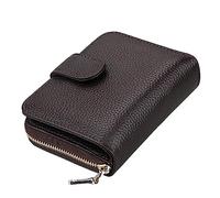 JPXXFM Sac à Cartes de Portefeuille Multifonctionnel Paquet en Cuir Carte d'organe Sac Étudiant Support de Carte décontractée (Couleur: Noir, Taille: comme indiqué sur l'image)