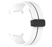 JPXXFM Sangle de motif en fibre de carbone pour Galaxy Watch 7 Ultra 47mm Silicone Clasp Band pour Galaxy Watch 7 Ultra Bracelet