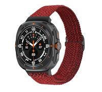 JPXXFM Sangle en nylon en boucle solo tressée pour Samsung Galaxy Watch 7 Ultra Band 47 mm Stretchy Nylon Woven Bracelet Correa Watchbands