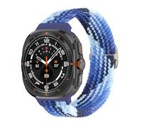JPXXFM Sangle en nylon en boucle solo tressée pour Samsung Galaxy Watch 7 Ultra Band 47 mm Stretchy Nylon Woven Bracelet Correa Watchbands