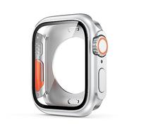 JPXXFM Screen Protector Cover for 45mm 44mm 40mm 41mm Hard PC Front & Rear Bumper Case for iwatch 8/7/6/5/4 Change To Ultra (Color : Water proof rose, Size : 40mm)