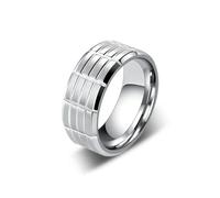 JPXXFM Titanium Steel Men's Ring Version de l'anneau de personnalité à la mode Single Single Index Ind Index Men's Ring