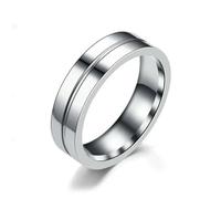 JPXXFM Titanium Steel Zircon Ring Fashion Rhingestone Simple Mariage Engagement de mariage Anniversaire Rings de doigt pour les hommes Amateur