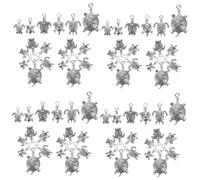 JPXXFM Turtle Turtle suscitation des pendentifs alliages de bijoux du couvercle argent
