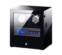 JPXXFM Watch Winder Automatic Watch Winder Box Watches and Jewelry Storage Drawer LCD Touch Screen Control with LED Backlight Quiet Motor,4+2 Watch Winder