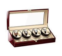 JPXXFM Watcher Winder Automatic Watch Box Boîte pour 8 Montres 9 Rangement en Bois Shell Paint Paint extérieur pour Les Femmes Matchs de Montres, B Watch Winder