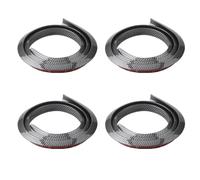 JPYDFI 4 Pièces Extension de Garde-Boue de Roue pour Volvo C70 Coupe Cabrio II 2009-2013, Bande de Garniture de Sourcil de Pneu Prolongateurs D'aile,Carbon Fiber Black
