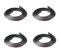 JPYDFI 4 Pièces Extension de Garde-Boue de Roue pour Volvo V60 II 2018-, Bande de Garniture de Sourcil de Pneu Prolongateurs D'aile,Matte Black