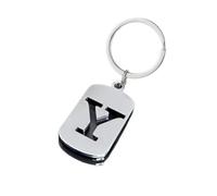 JPYDFI Anneau Porte Clé pour Volvo C70 Coupe Cabrio II 2009-2013, Voiture Personnalisé Pendentif Porte-clés Décorations Accessoires de Voiture,Y