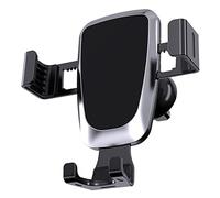 JPYDFI Support Téléphone Voiture pour Renault Clio 2016-2020 2021 2022 2023 2024, Bouche D'aération Porte Téléphone Voiture Porte Support Ventilation,Black