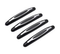 JPYH 4 Pièces Protection de Bords de Voiture, Porte de voiture anti-collision Strip,bandes anti-rayures universel, bandes anti-rayures universel, Noir