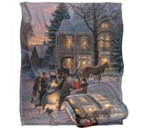 Jq Licensing - MK Laughing All The Way Plaid Ultra Doux au Toucher Soyeux - 152 x 127 cm
