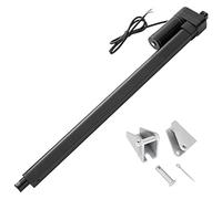 JQDML Actionneur linéaire à course de 600 mm 12 V robuste 3000 N/3000 N/3000 kg IP65 étanche 5 mm/s avec supports de montage, pour armoire, ouvre-fenêtre, ouvre-porte, domotique