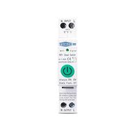 JQEYEWYKK Interrupteur Intelligent WiFi monophasé 40 A, Compteur d'énergie, Mesure kWh, Surveillance, disjoncteur, Relais temporisé, MCB, SmartLife