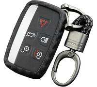 JQHXFDC - Coque de Protection en Silicone pour e Voiture pour Land Rover Range Rover Sport Evoque Silicone Protecteur de Coque en Silicone