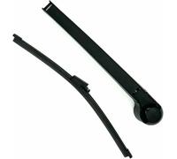JQHXFDC Ensemble de balais et Bras d'essuie-Glace arrière pour Voiture, Brosse pour Pare-Brise et vitres pour Seat Leon Cupra 2006 2007 2008 2009 2010 2011 2012