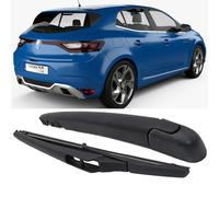 JQHXFDC - Essuie-Glace de Voiture pour Renault Megane IV 4 MK4 2016-2022 Ensemble de balais et de Bras d'essuie-Glace arrière Brosse de Pare-Brise