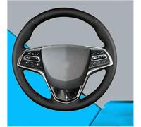 JQHXFDC Housse de Protection pour Volant de Voiture en Cuir suédé pour Cadillac pour ATS pour ATS-L 2013 2014 2015 2016-2019 pour CTS 2014-2017 pour ELR 2014-2018