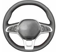 JQHXFDC Housse de Volant Cousue Main en Cuir Flanelle Respirant et antidérapant pour Mitsubishi Colt 2023-2024