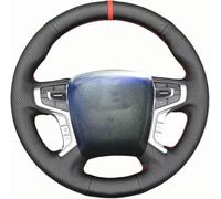 JQHXFDC Housse de Volant Cousue Main en Cuir Flanelle Respirant et antidérapant pour Mitsubishi Pajero Sport 2015-2022