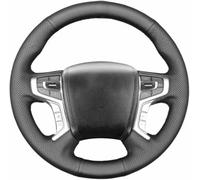 JQHXFDC Housse de Volant Cousue Main en Cuir Flanelle Respirant et antidérapant pour Mitsubishi Shogun Sport 2015-2022