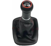 JQHXFDC - Pommeau de Levier de Vitesse de Voiture, Levier de Changement de boîte de Vitesses, Levier de Vitesse en Cuir pour Golf pour 2 3 4 Cabrio Polo 6N1 6N2 pour Passat