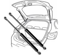 JQHXFDC - Support de Jambe de Force pneumatique de Coffre de Voiture Ressort à gaz Amortisseur Tige hydraulique pour Kia Carens IV (RP) 2013 2014 2015 2016 2017 2018 2019-2022