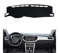 JQHXFDC - Tapis de Tableau de Bord en Flanelle de Polyester et Daim pour Voiture pour VW T-Roc 2017 2018 2019 2020 LHD