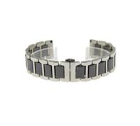 JQQJZLC 12 14 16 18 20 22 mm Bracelets en Acier Inoxydable en Acier Inoxydable