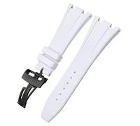 JQQJZLC 27 mm 28 mm Band de montre en caoutchouc pour Audumar ap Piguet Royal Oak Offshore Soft FKM Watch Strap Mens Bracelet