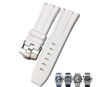 JQQJZLC 28 mm Soft FKM Fluoro Rubber Watch Band pour AP Strap Audemars Piguet Royal Oak Offshore Diving Sports Watch Sports Watch Band