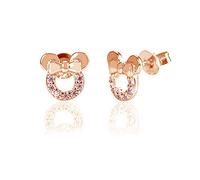 JQQJZLC 925 Boucles d'oreilles de pote de Souris en Argent Sterling CZ pour Les Filles Femmes cubiques zircone Minuscule Souris Mignonnes pote Post-Broche Boucle d'oreille hypoallergénique
