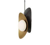 JQQJZLC American Simple Plafond Chandelier Whited Iron Glass Droplight Logot Hanging Lampe Hanging Light G9 (Hauteur 46 cm) Convient à la Chambre, à l'étude, à la fenêtre de la Boutique, au
