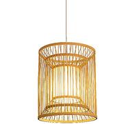 JQQJZLC Bamboo Plafond Lustre Pendant Lampe Ombre plafonnier Plafond rétro Style Japonais e27 Plafond Lustre pour Le Salon Chambre Restaurant café Salle à Manger Club de thé (30