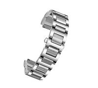 JQQJZLC Bande de surveillance d'extrémité en acier inoxydable pour Ballon Bleu Series 20 * 12 mm 18 * 11 mm 14 * 8 mm W6920046 STAPS FEMMES MEN BRACELET