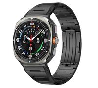 JQQJZLC Bande en acier inoxydable pour Samsung Galaxy Watch Ultra 47 mm Luxury Metal Strap Correa for Galaxy Watch 7 Ultra 47 mm Bands de montre