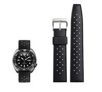 JQQJZLC Bandle de montre en caoutchouc trop fluor tropical pour SRP777J1 Skx Watch Band Diving Bracelet imperméable 20 STACTES DE 22MM (COULEUR: ORANGE NOIR, Taille: 20 mm)