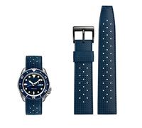 JQQJZLC Bandle de montre en caoutchouc trop fluor tropical pour SRP777J1 Skx Watch Band Diving Bracelet imperméable 20 STACTES DE 22MM (COULEUR: ORANGE NOIR, Taille: 20 mm)