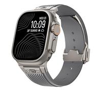 JQQJZLC Bangle de silicone doux pour Ultra 2 1 49mm S10 46 mm Series10 9 8 7 41 45 mm Band de silicone pour iwatch 6 5 4 SE 42 mm 44 mm Bracelet WatchBands Bracelet