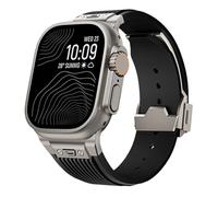 JQQJZLC Bangle de silicone doux pour Ultra 2 1 49mm S10 46 mm Series10 9 8 7 41 45 mm Band de silicone pour iwatch 6 5 4 SE 42 mm 44 mm Bracelet WatchBands Bracelet